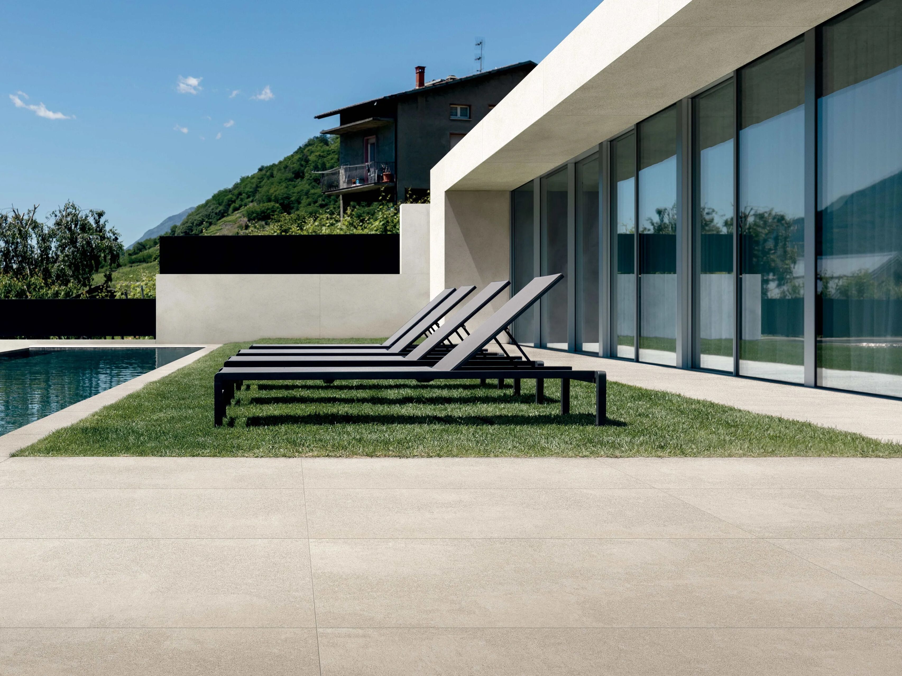 Пол / облицовка керамогранита для внутреннего и наружного применения с эффектом цемента Florim Ceramiche SENSI ARCH-00151192 - Вид №57