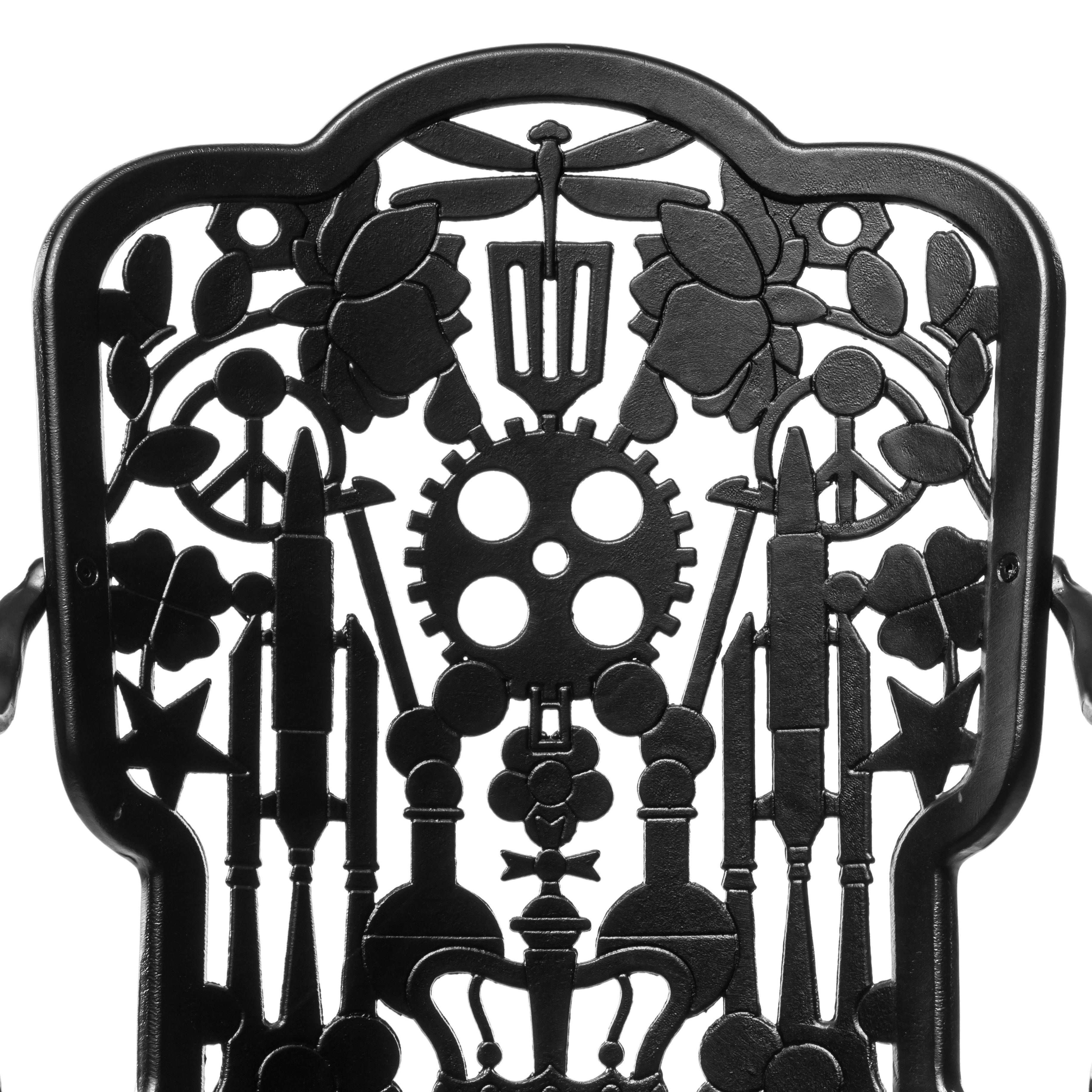 Алюминиевый садовый стул с подлокотниками Seletti промышленность ARCH-00102850 - Вид №16