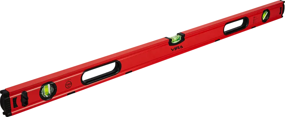 Строительный уровень Vira магнитный 1000 мм с тремя глазками 89337791