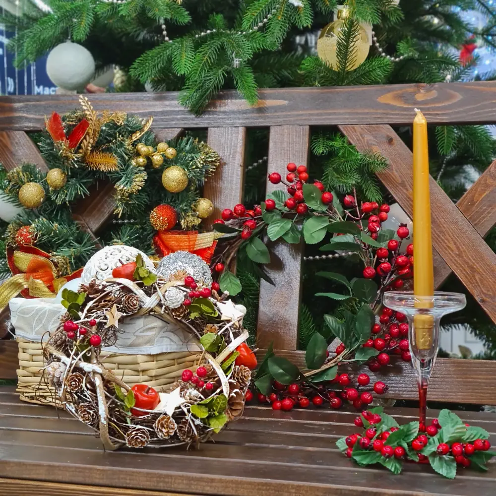 Венок настольный ротанговый Santreyd STLM-2180878 - Вид №4