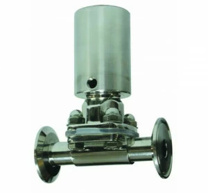 GENEBRE 2946 08 Хомуты мембранного клапана приводятся в действие пневматически. Привод с пружинным возвратом Н.З.