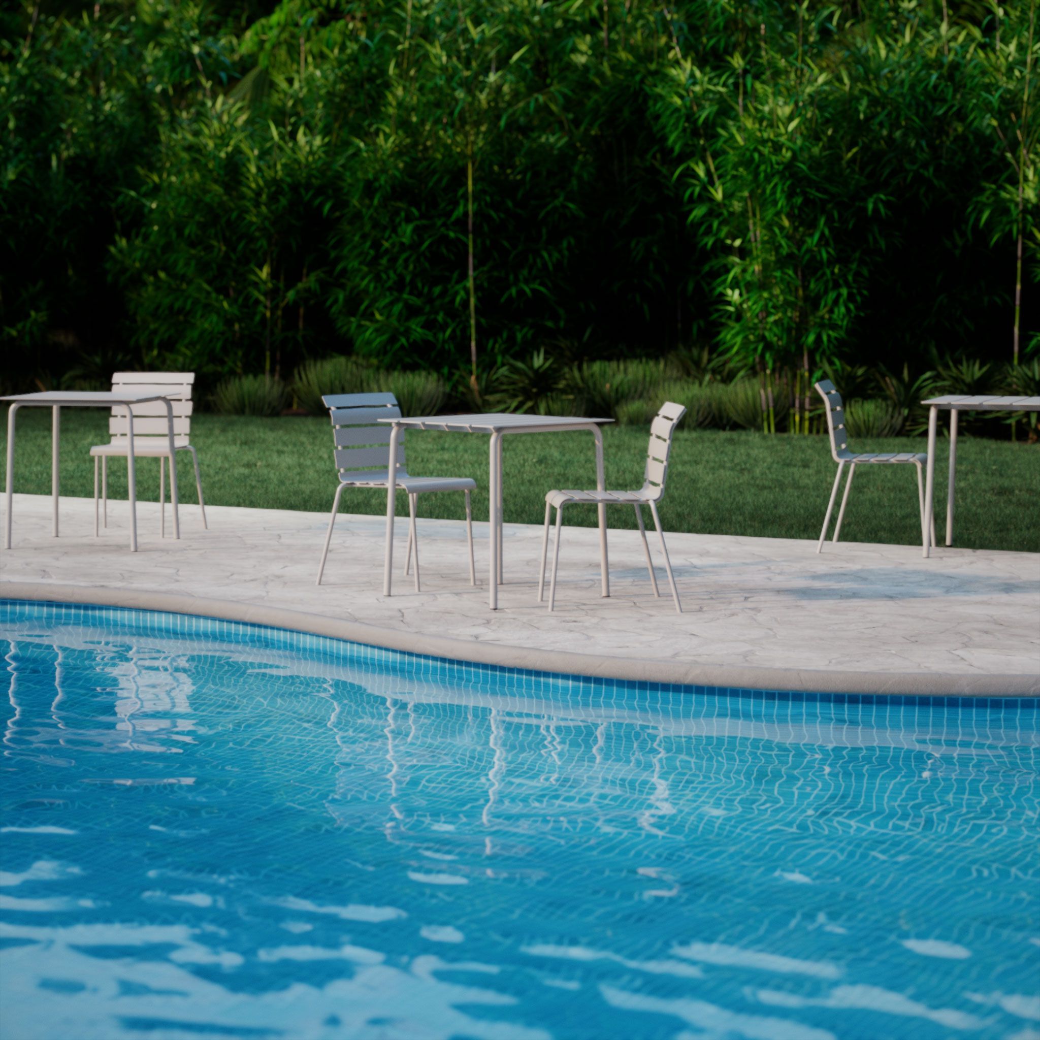 Алюминиевый садовый стул valerie_objects Aligned ARCH-00111543 - Вид №2