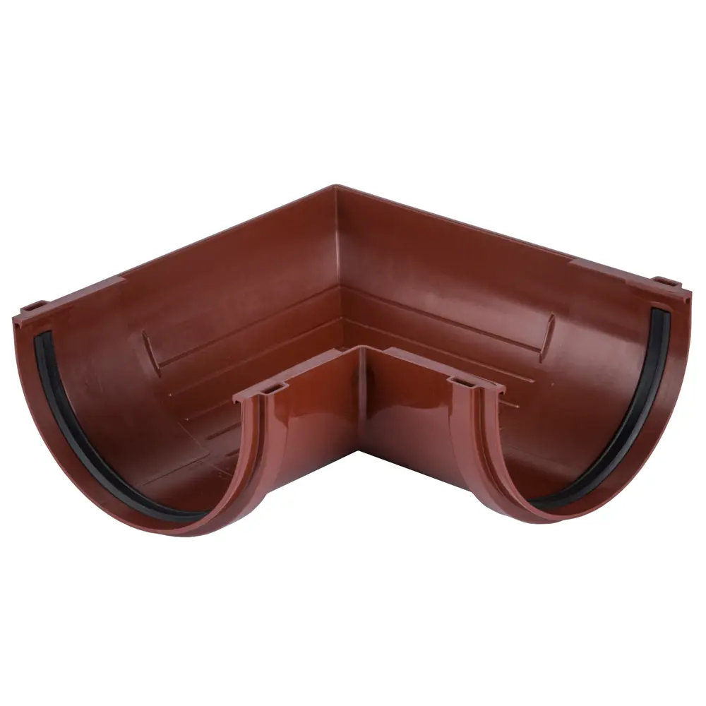 Угол желоба Dacha 120 мм 90 градусов красный DÖCKE STLM-2052772