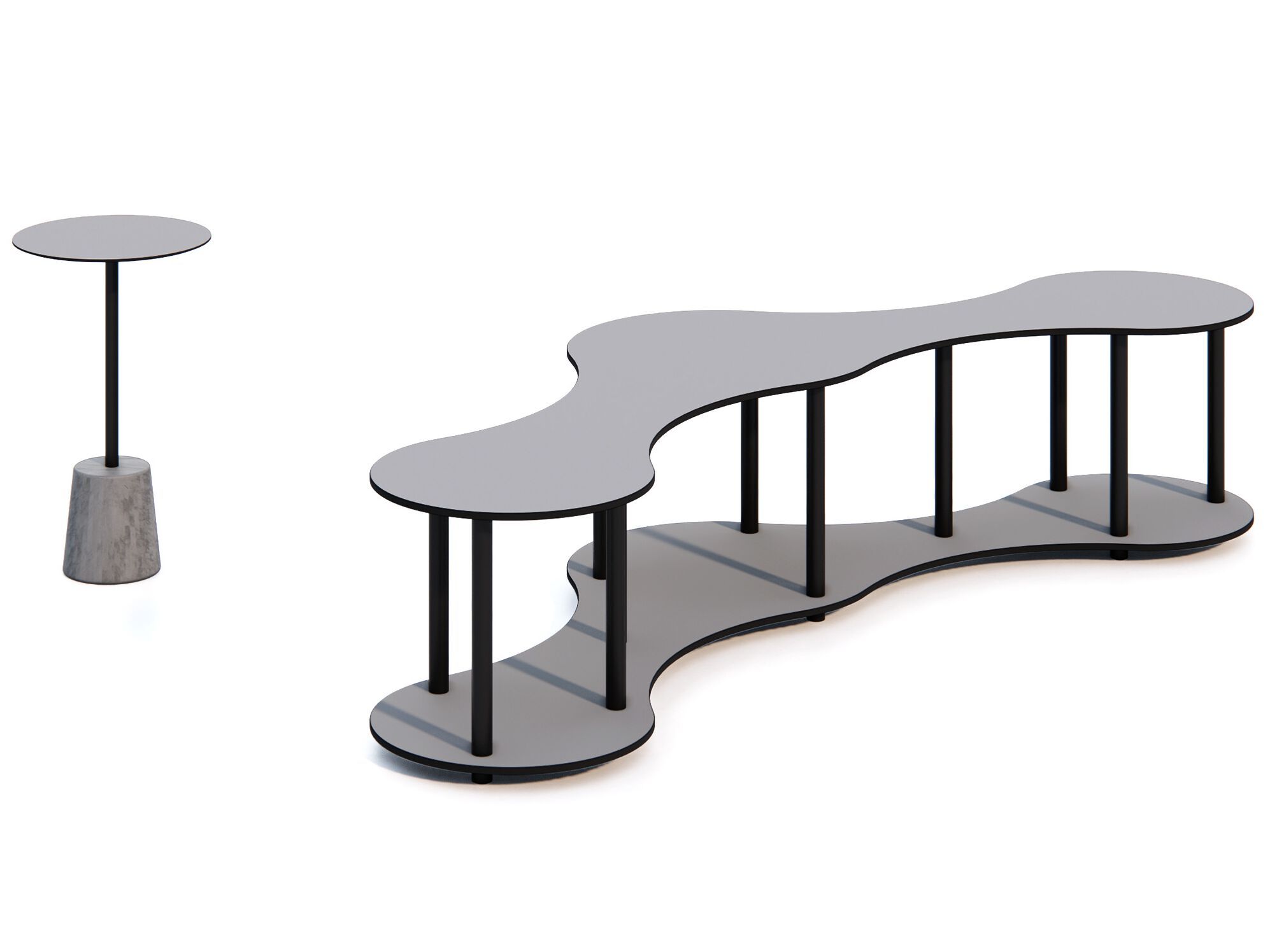 Скамья без спинки MaxForm Shape ARCH-00142053