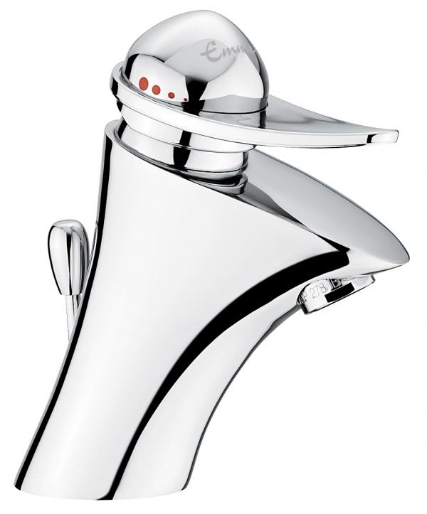 5003CR Смеситель Cheope с донным клапаном для раковины, цвет хром EMMEVI