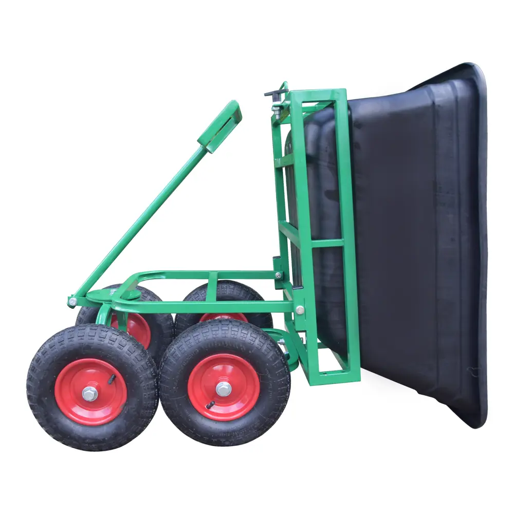 Тележка садовая четырехколесная 150 л/200 кг Santreyd STLM-2070012 - Вид №5