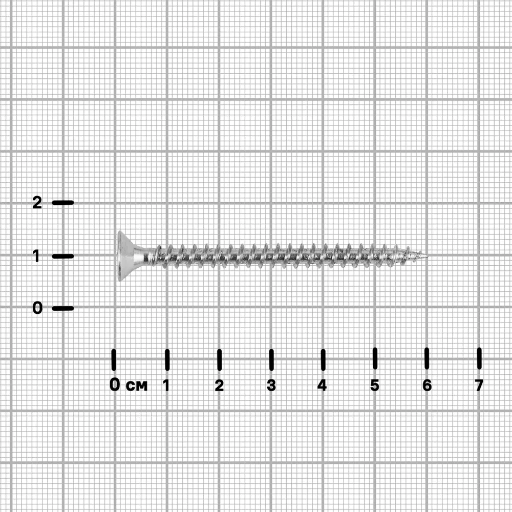 Универсальные саморезы Standers оцинкованные 5×60 мм (12 шт) 89212925 STLM-1010497 - Вид №3