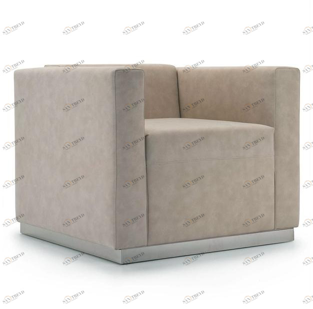 Domingo Salotti Мягкое кожаное кресло с подлокотниками Quincy sun-id-1400530