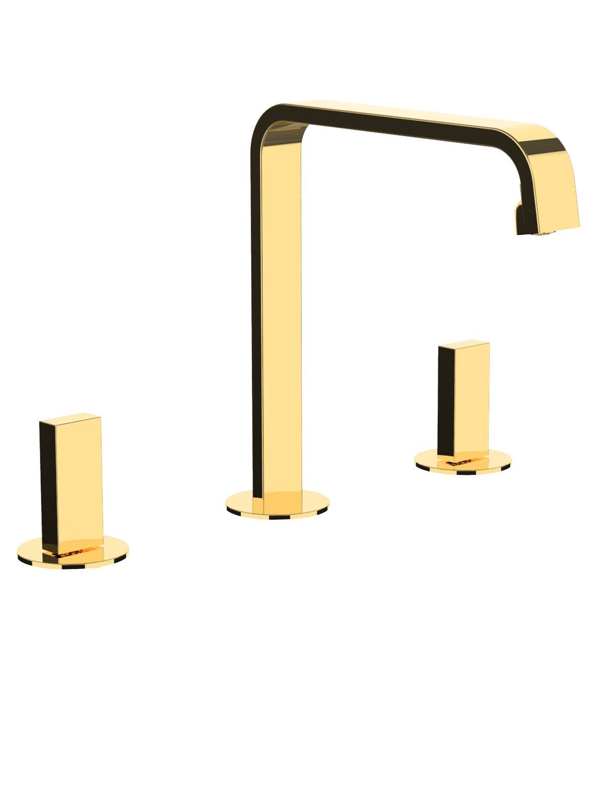 Высокий кран для раковины с 3 отверстиями Rubinetterie Frattini Vita Due ARCH-00012290 - Вид №3