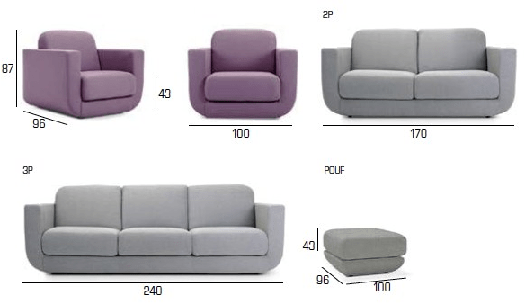 Adrenalina Кресло с мягкой обивкой Nè sun-id-1446354 - Вид №3