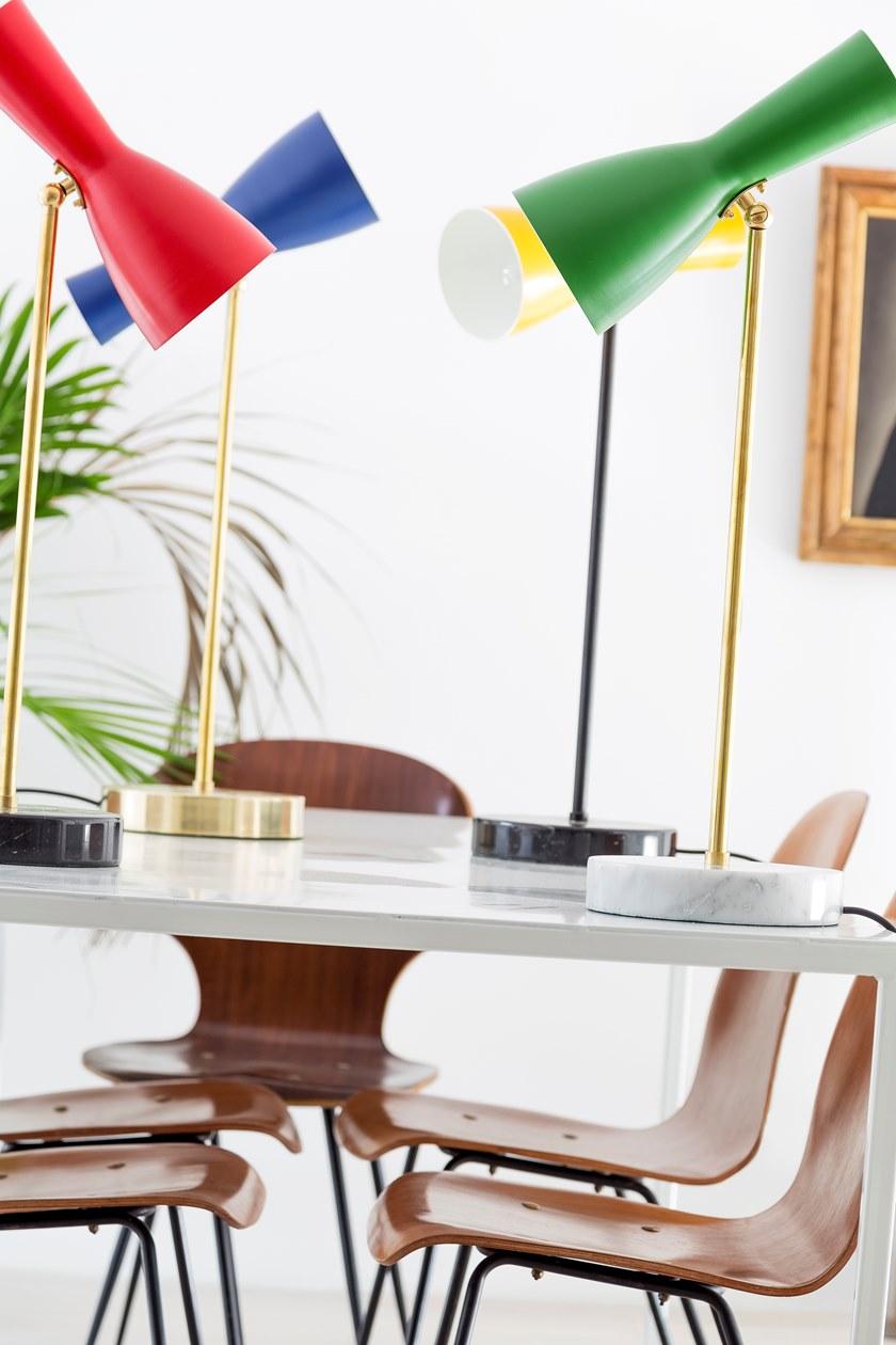 Il Bronzetto Регулируемая настольная лампа из латуни Wormhole Wor04 - Вид №7