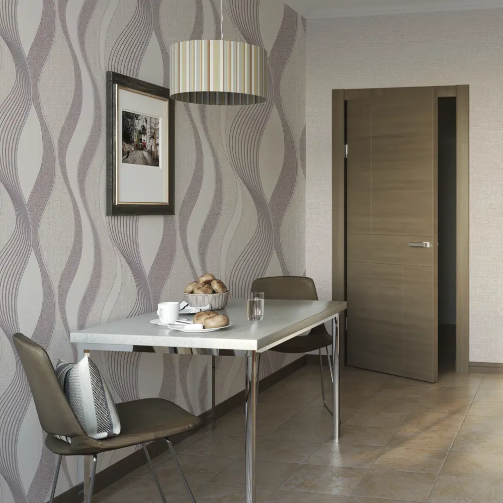 PALITRA FAMILY Maris - Флизелиновые обои бежево-коричневые 1.06 м 89677490 STLM-0079801 - Вид №3