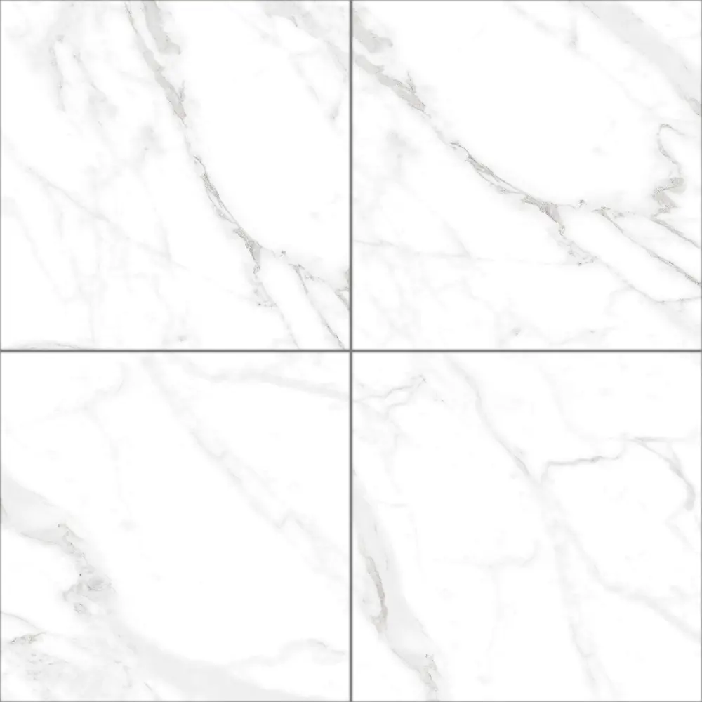 Глазурованный керамогранит Керамин Эдел 40x40 см 2.08 м² матовый цвет белый STLM-2003576 - Вид №3