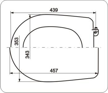 16824 Крышка сиденье для унитаза УКЛАД  - Вид №1