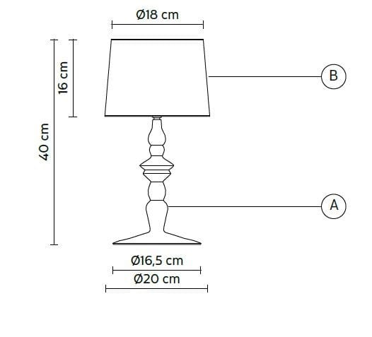 Керамическая настольная лампа Karman Alibababy ARCH-00115374 - Вид №2