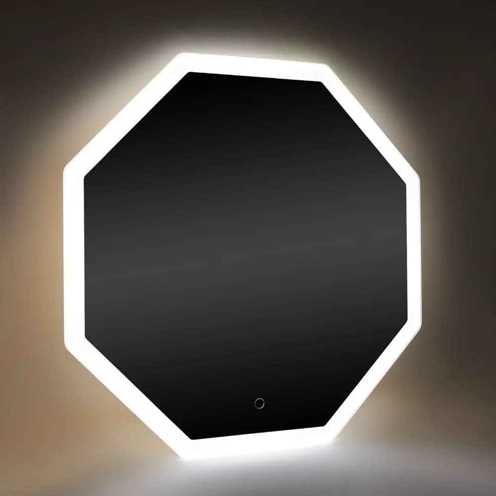 Зеркало для ванной Omega Glass Слим SD55 с подсветкой 65x65 см восьмиугольное STLM-2039795 - Вид №3