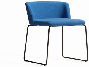 Capdell Санный стул с обивкой из ткани Concord