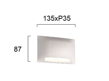 Открытый алюминиевый настенный светодиодный маркер Terzo Light MODE ARCH-00136996 - Вид №4