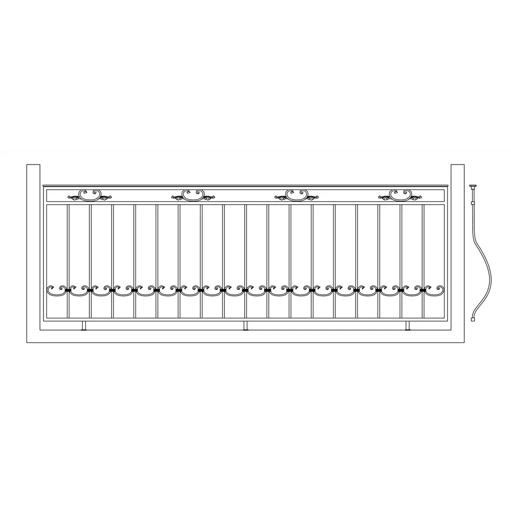 Элемент кованый обжимка короткая 20x100 мм Santreyd STLM-2067663 - Вид №9
