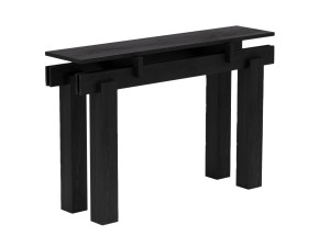 Прямоугольная дубовая консоль