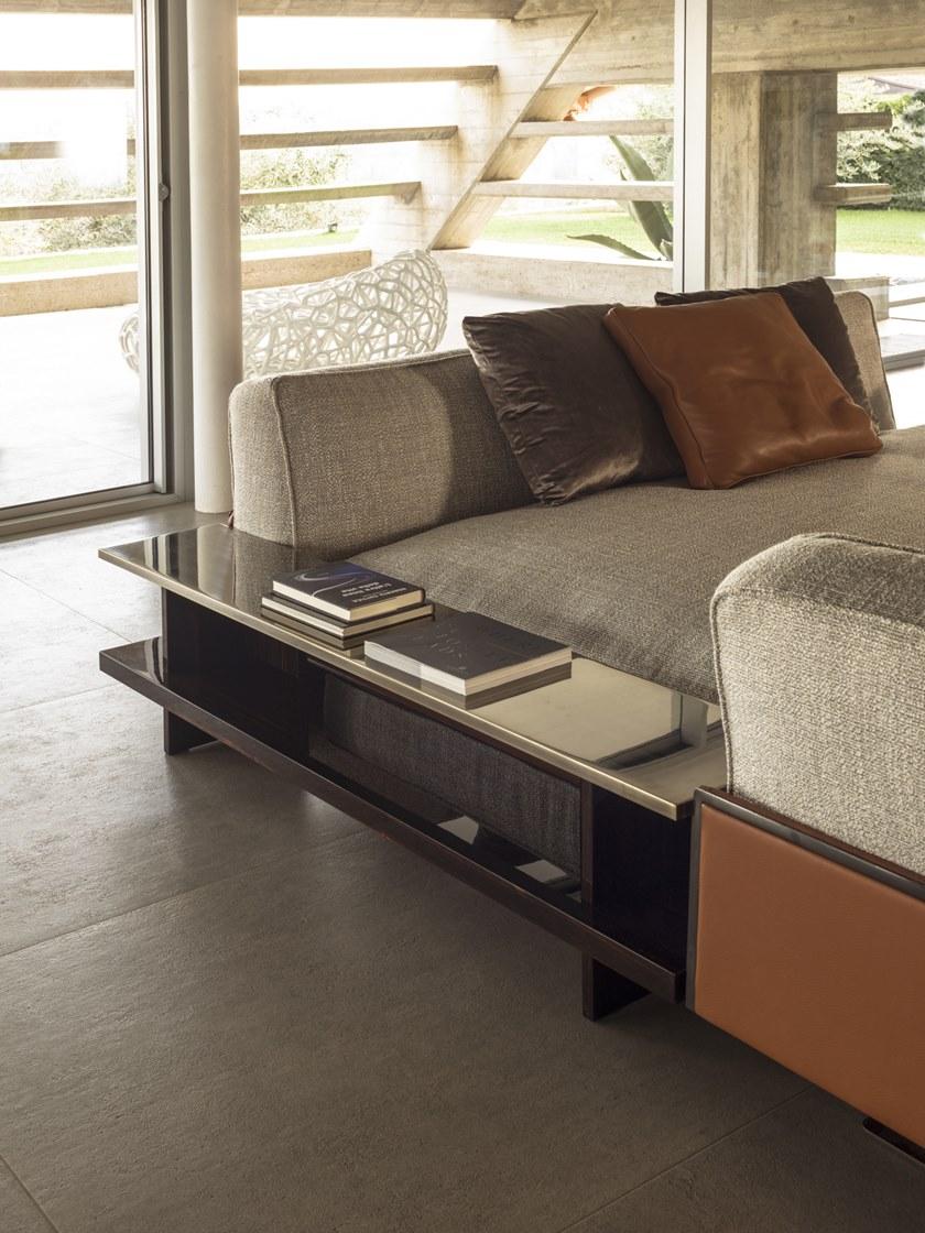 Longhi Модульный угловой диван из ткани с полкой для журналов Loveluxe 2019 – rhythm collection W 542 - Вид №2