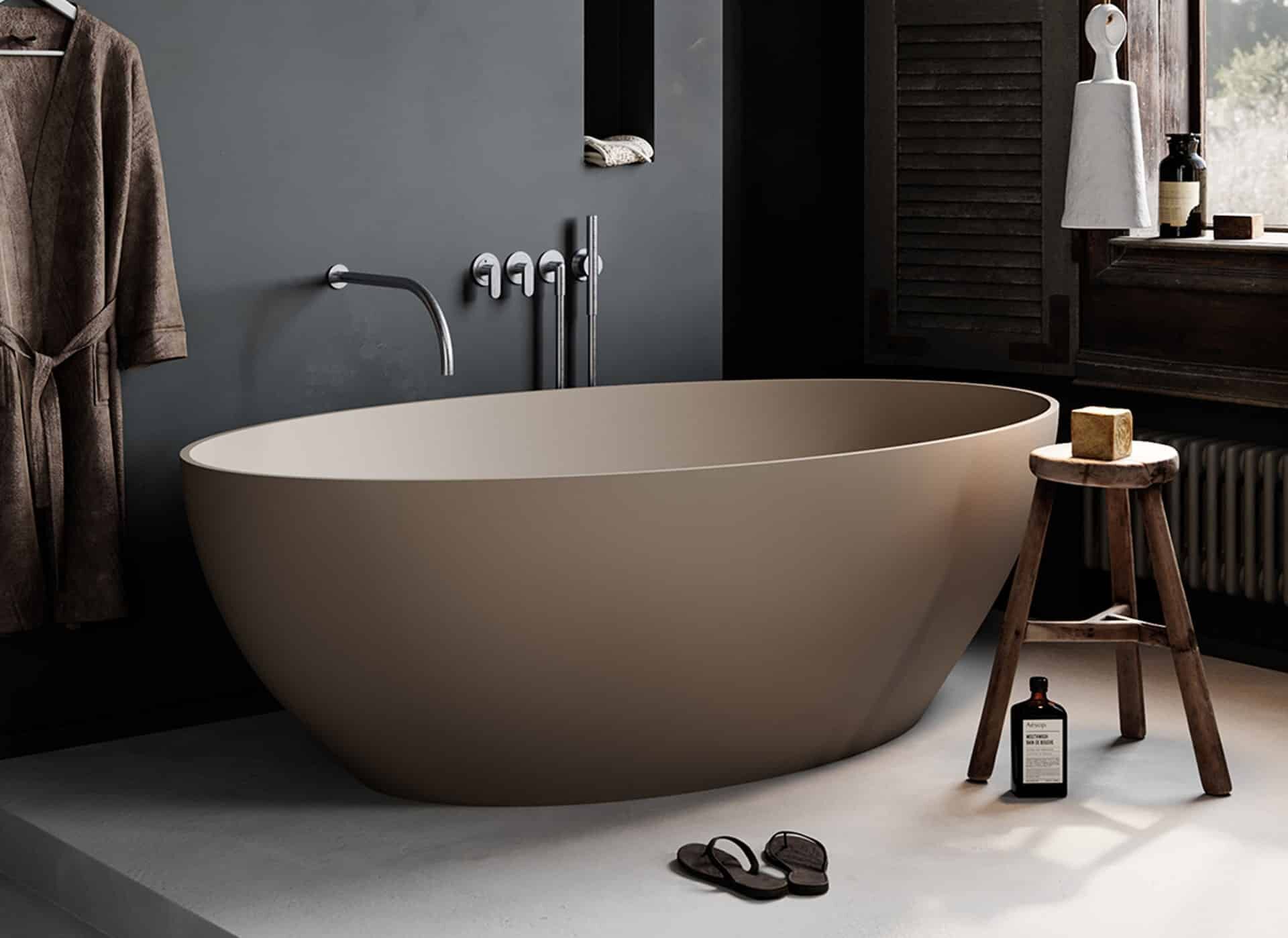 Набор термостатических ванн из нержавеющей стали с ручным душем COCOON John Pawson ARCH-00008459 - Вид №1