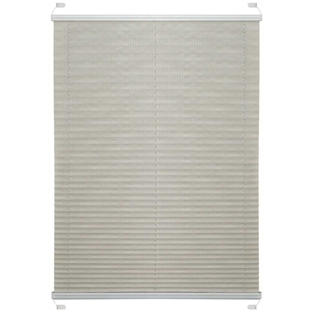 Штора плиссе 65x170 см жаккард молочная Santreyd STLM-2042507