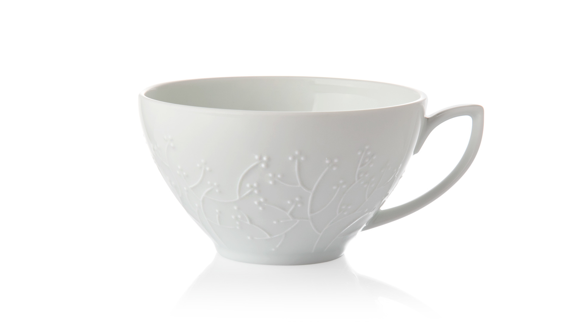 57529 Haviland Чашка для завтрака с блюдцем 330мл "Белый прованс" Фарфор  - Вид №1