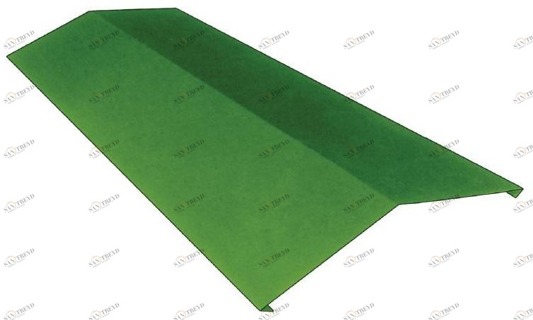 UNIMETAL Металлический гофрированный конек для кровли Genus sun-id-1440373