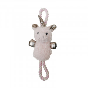 ПР0050331 Игрушка для собак Enchanted Forest Лесные звери на канате с пищалкой плюш 29см CHOMPER