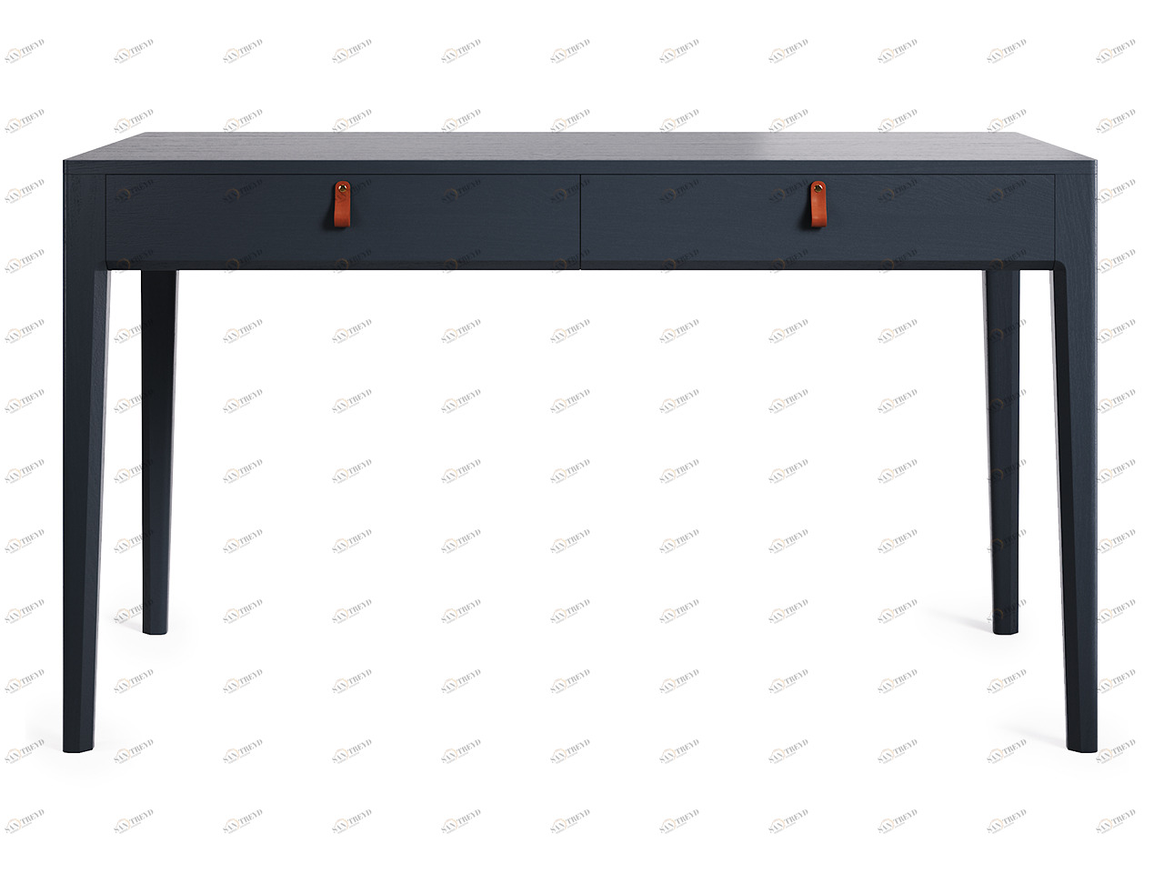 Письменный стол с ящиками графит Case THE IDEA  210610 Черный 