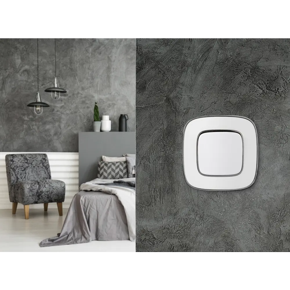 Valena ALLURE.Выключатель 10АХ 250В с лицевой панелью.Безвинтовые зажимы.Белый legrand VALENA LIFE/ALLURE STLM-2038409 - Вид №6