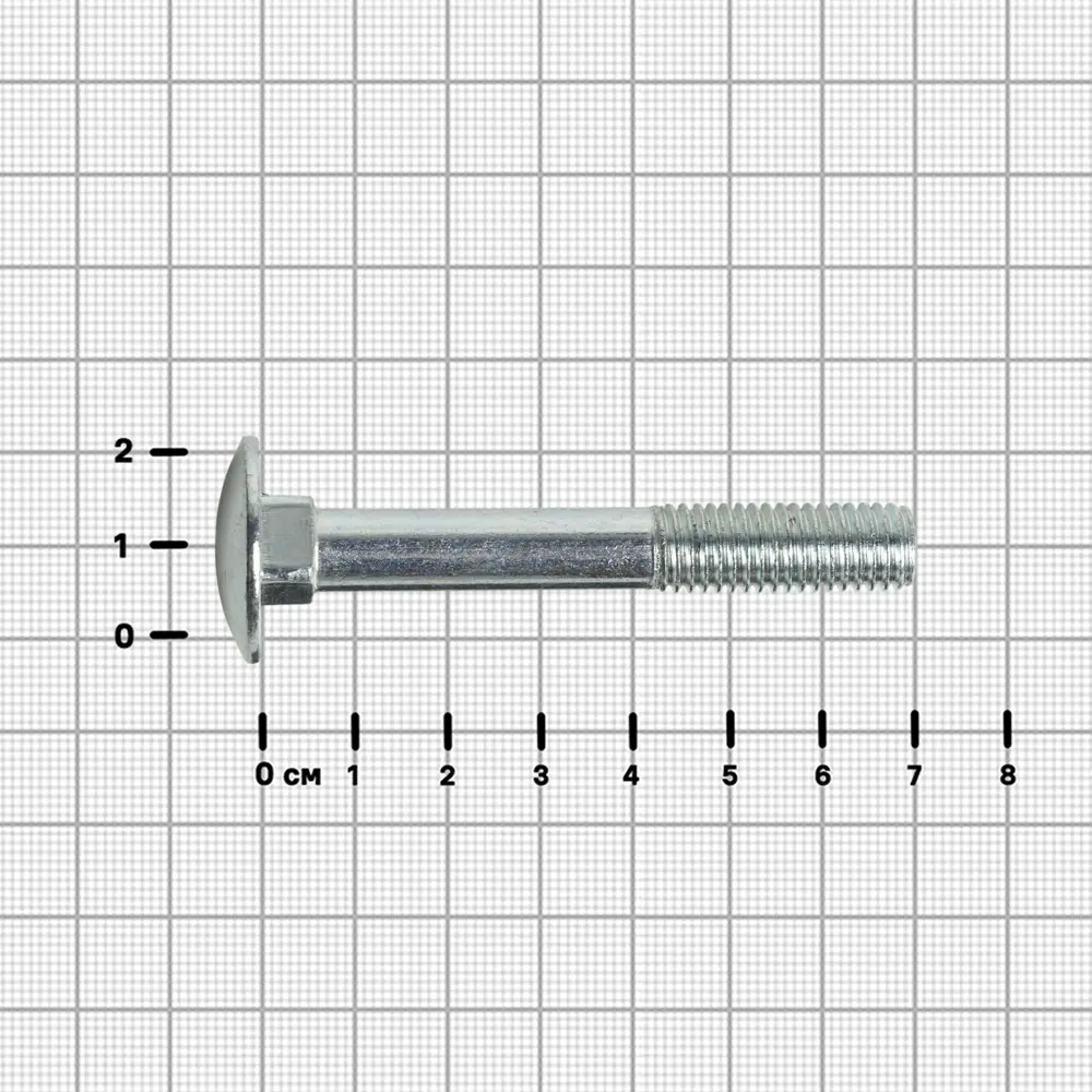 Болт DIN 603 10x70 мм оцинкованный Santreyd STLM-2155575 - Вид №2