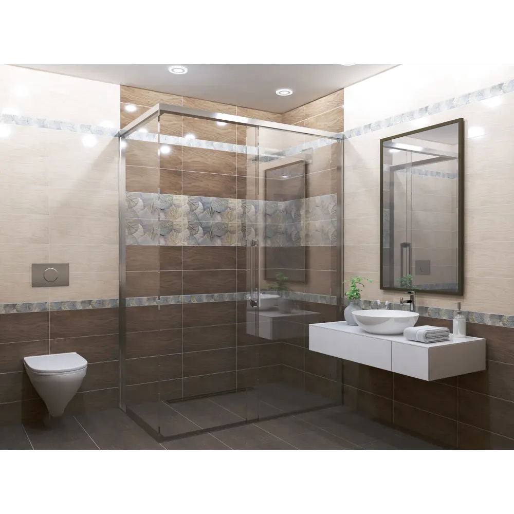 Плитка напольная Azori Avellano/Albero 42x42 см 1.23 м² цвет коричневый AVELLANO / ALBERO STLM-2167765 - Вид №3