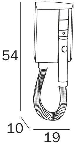 INDA® Электрический фен для гостиниц из полипропилена Hotellerie sun-id-1489476 - Вид №1
