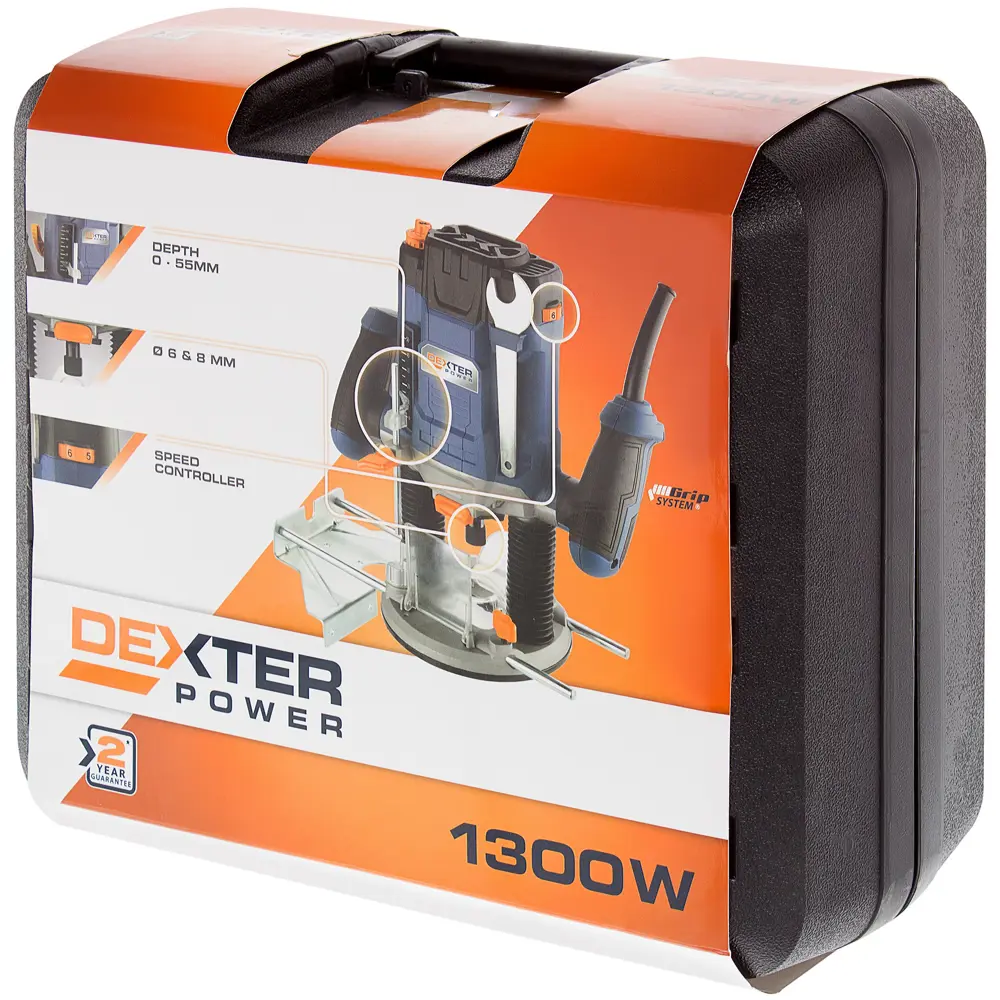 Фрезер сетевой универсальный Dexter PC1300RT, 1300 Вт DEXTER POWER STLM-2212282 - Вид №6