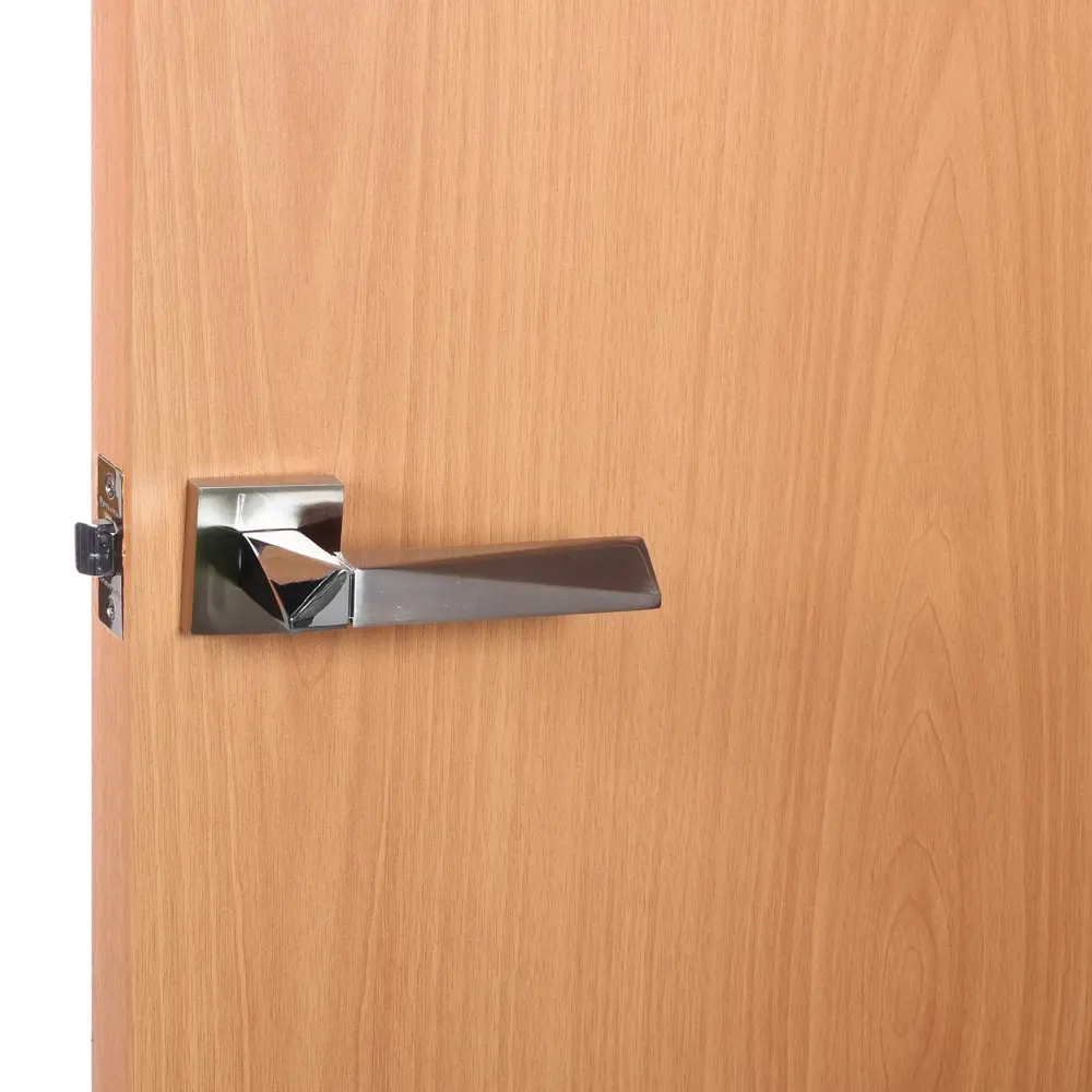 Ручка дверная на розетке DIAMOND DM/HD SN/CP-3, цвет никель/матовый хром FUARO STLM-2011918 - Вид №6