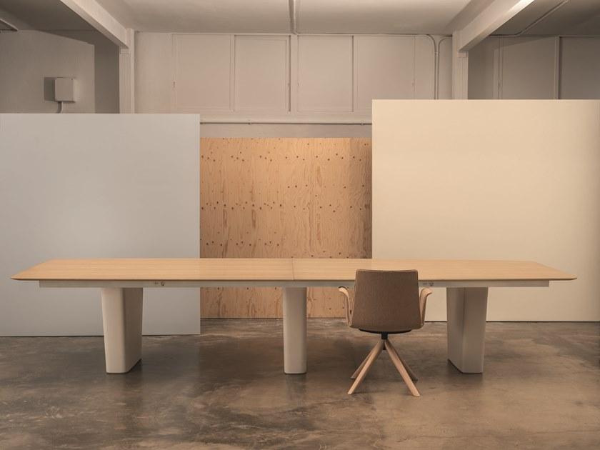 Andreu World Прямоугольный деревянный стол Status Me 02070 - Вид №2