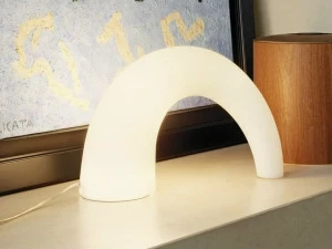 FontanaArte Настольная лампа из дутого стекла Thor