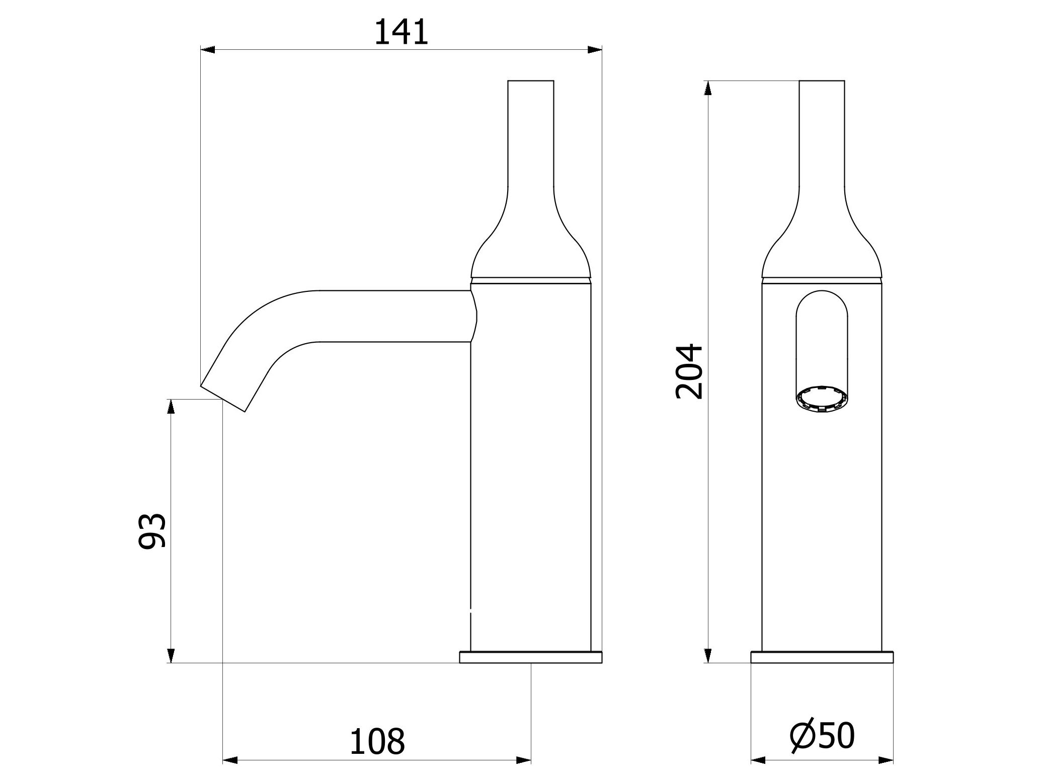 Однорычажный смеситель для раковины IB Batlò ARCH-00062104 - Вид №3