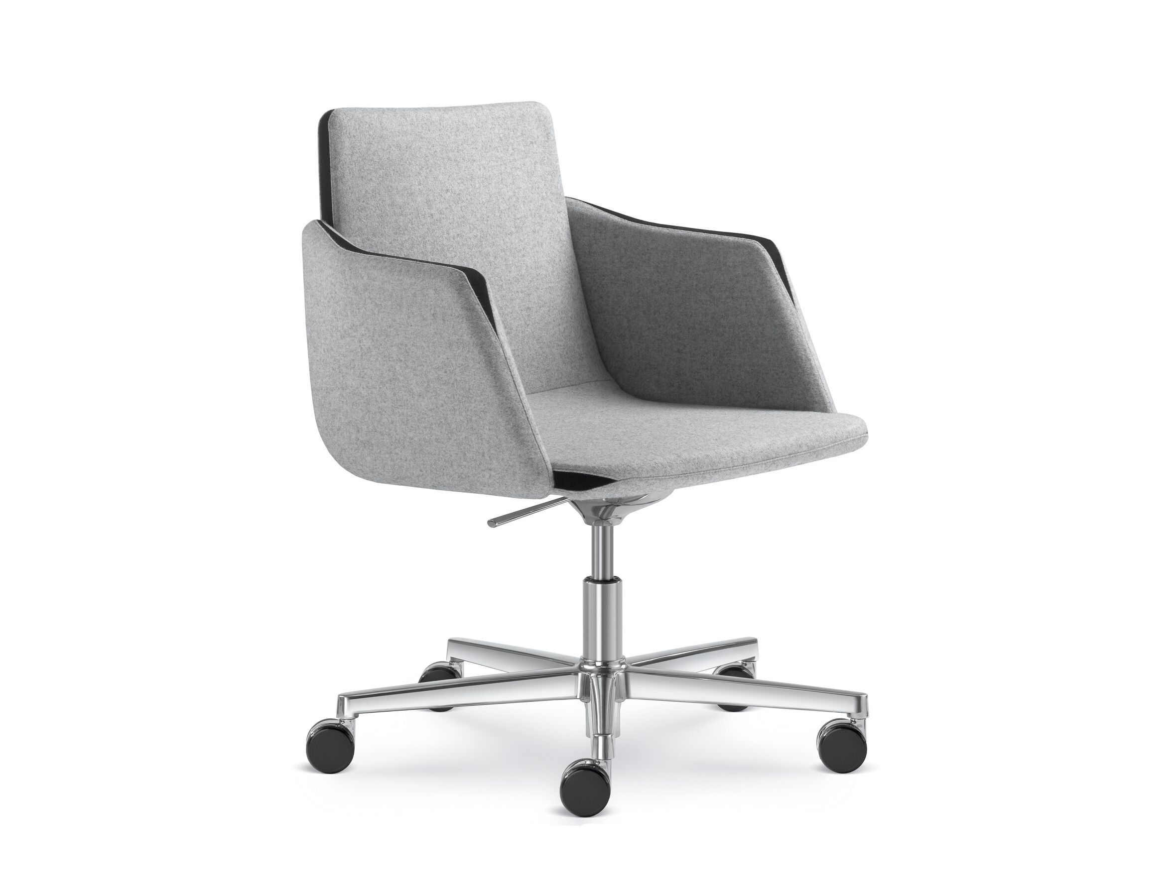 Офисное кресло с регулируемой высотой и колесами с 5 спицами LD Seating ARCH-00075210