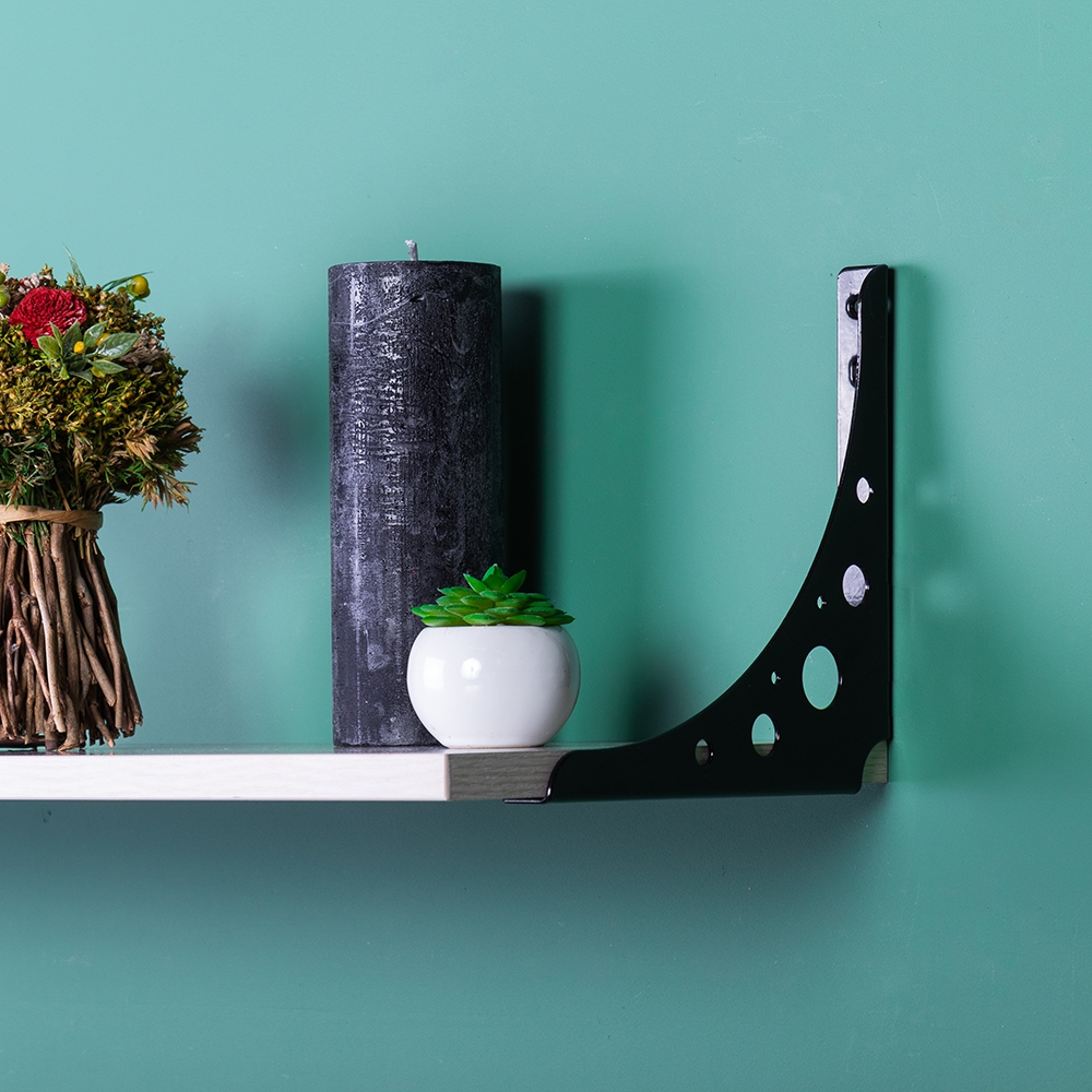 Кронштейн Mун , 200x200x20 мм, черный LJPS0138 Public Steel Россия 