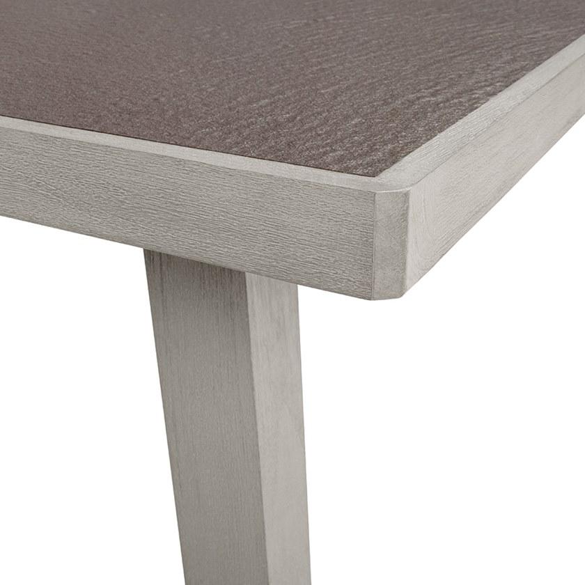 JANUS et Cie Прямоугольный стол из тика с керамической вставкой Rock garden sun-id-1363572 - Вид №2