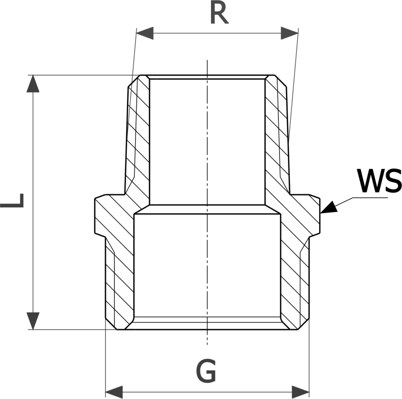 153 687 Модель 1022.6 Трубопроводные системы  Profipress  Подключение радиаторов Santreyd  - Вид №3