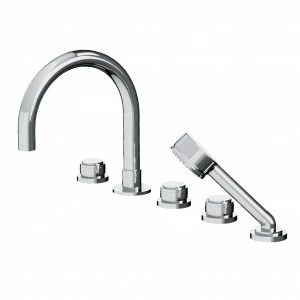 C29-3305 C29-3305 Смеситель на 5 отверстий на оправе АЛЬЯНС Cristal & Bronze ALLIANCE