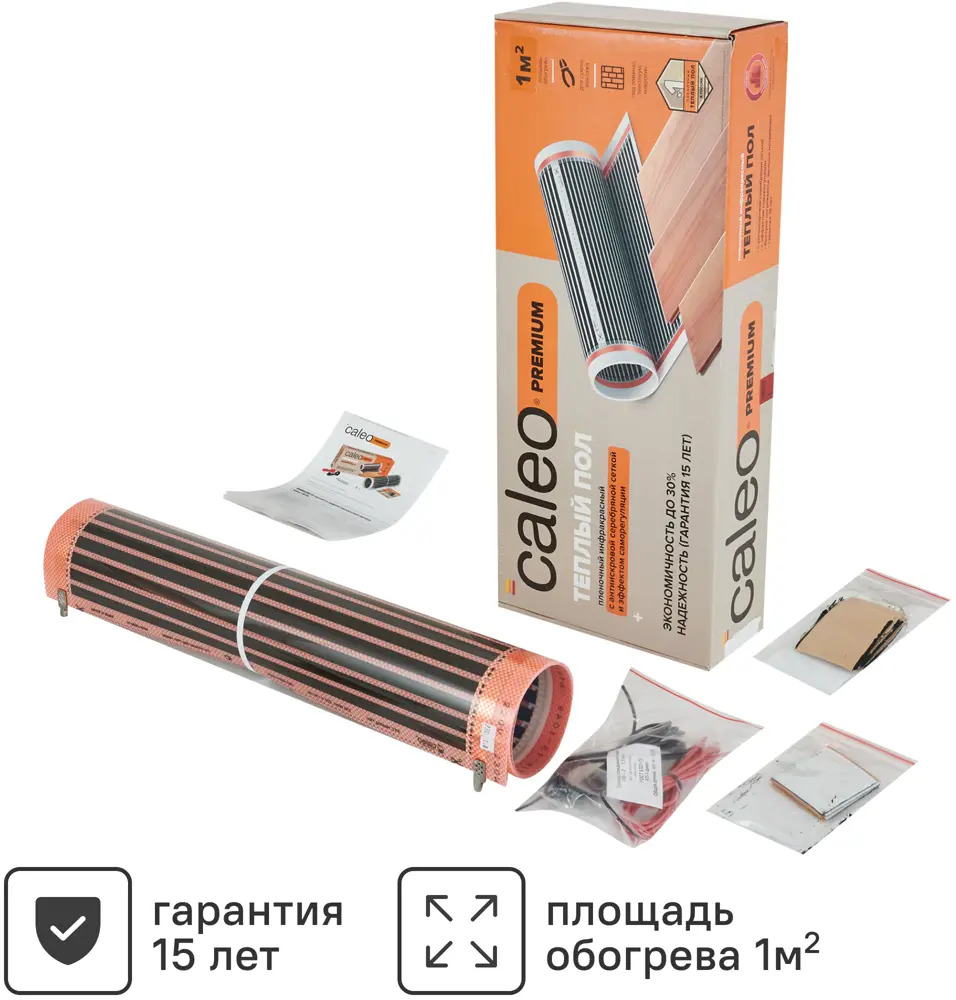 82338153 Инфракрасная пленка для теплого пола Caleo Premium 1 м2 230 Вт STLM-0024862