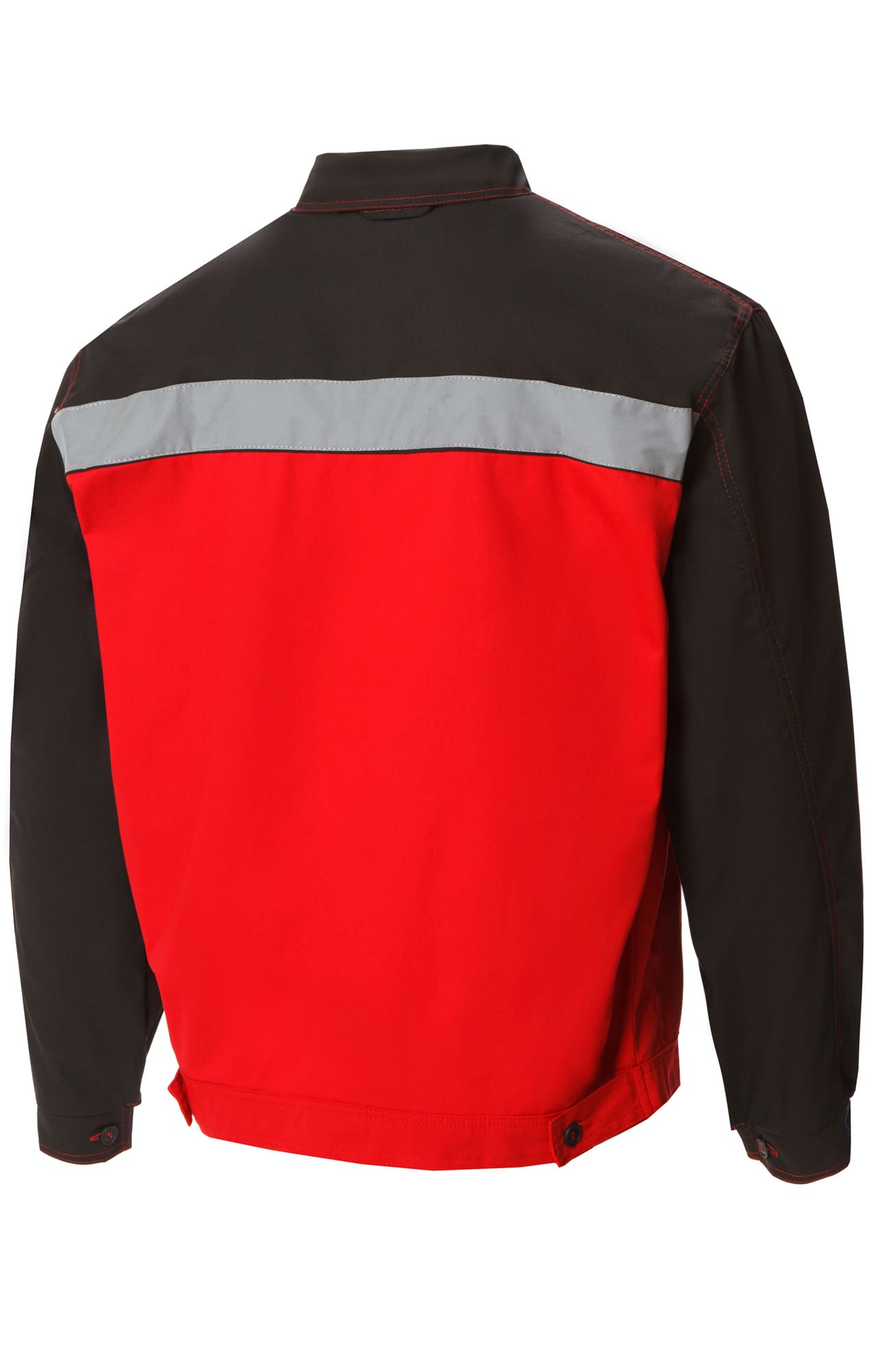 65178 Костюм "Мастер-Люкс" красный с черным  Летняя спецодежда  размер 56-58/170-176  - Вид №2