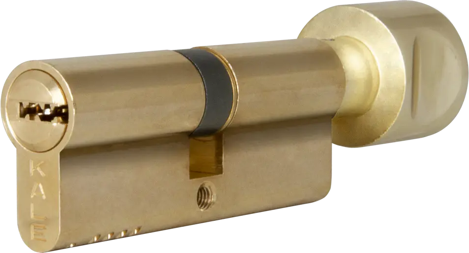 84240416 Цилиндр Kale Kilit 164 OBS 35x55 мм ключ/вертушка цвет золото STLM-0047414