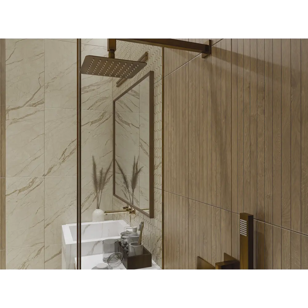 Плитка настенная Azori Forest 31.5x63 см 1.59 м² матовая цвет коричневое дерево STLM-2003781 - Вид №9