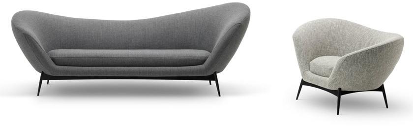 Saba Italia 3-х местный тканевый диван Oltremare sun-id-1371533 - Вид №2